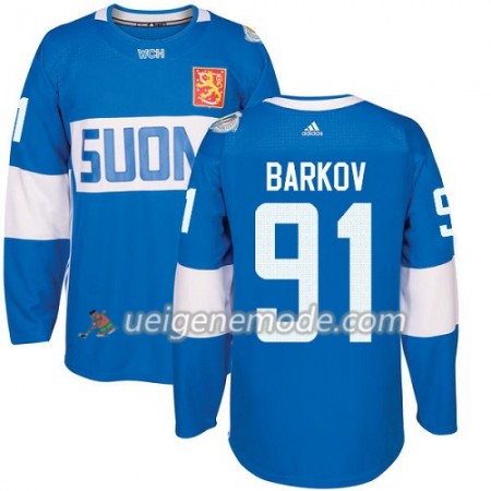 Finnland Trikot Aleksander Barkov 91 2016 World Cup Blau Premier